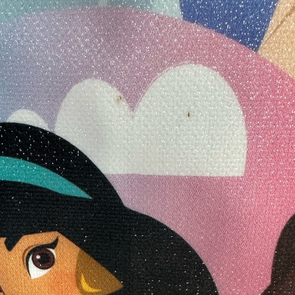 Disney Pink Princess Backpack NWT few tiny dark marks - Picture 13 of 15